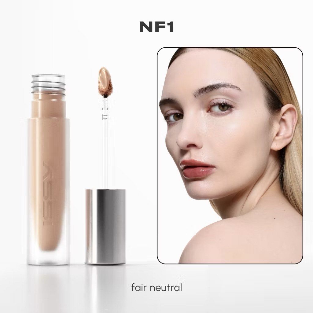 Issy Fluid Flex Concealer NF1 Fair Neutral (Category: Makeup) located in Paranaque City. Submitted by chimato (Listing ID 1469451381, Image 3). Description: - Brand: Issy - Item: Fluid Flex Concealer - Shade: NF1 (Fair Neutral Undertone) - Size: 5ml - Condition: Brand new, Never Swatched - Packaging: Comes with original white outer box and QC sticker - Reason for selling: Bought the wrong shade by accident.