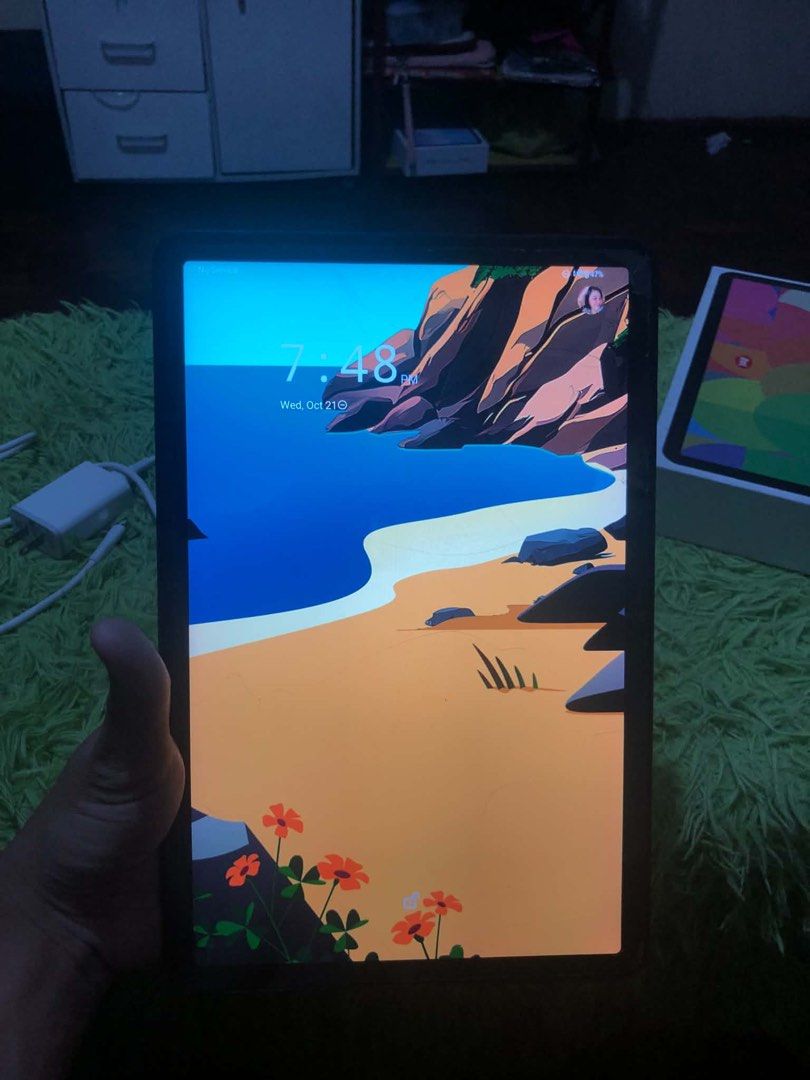 Itel Vista tab 30s (Category: Android) located in Manila. Submitted by jay_cee241623 (Listing ID 1469504354, Image 1). Description: For sale Itel Vista Tab 30s Specs 128gb storage 4gb ram 7000mAh Screen refresh rate 90hz Chipset Mediatek g88 Ultimate Pwedeng pwedeng pang gamit sa school With box With original case No charger (any type C charger naman will do) RFS: switch to Ipad .