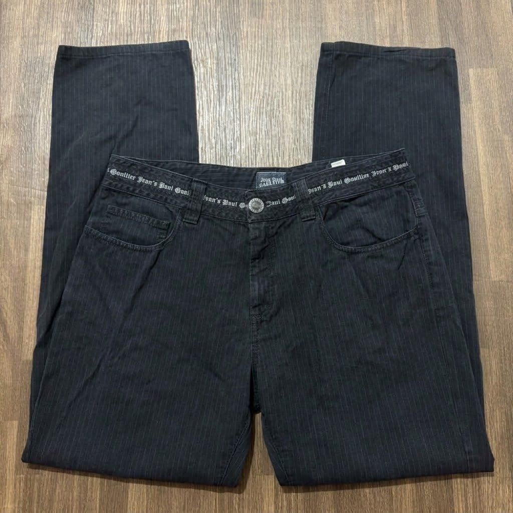 Jean Paul Gaultier Pinstripe 2000s pants (Category: Jeans) located in Pasig City. Submitted by misssynergy1800 (Listing ID 1469512498, Image 1). Description: .