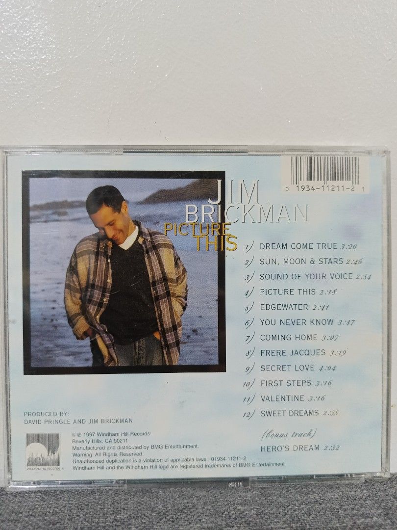 Jim Brickman - Picture This (Category: CDs & DVDs) located in Cavite. Submitted by bodega_ni_kiks11 (Listing ID 1469477021, Image 2). Description: .