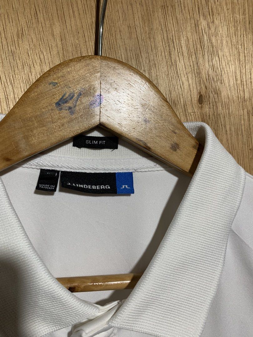 j.lindeberg Golf Polo Shirt (Category: Tshirts & Polo Shirts ) located in Cebu City. Submitted by handpickedxthrift (Listing ID 1469458584, Image 3). Description: Good as new Large 21 x 28.5/29 No issue Cut wash tag only Authentic Color rate 10/10.