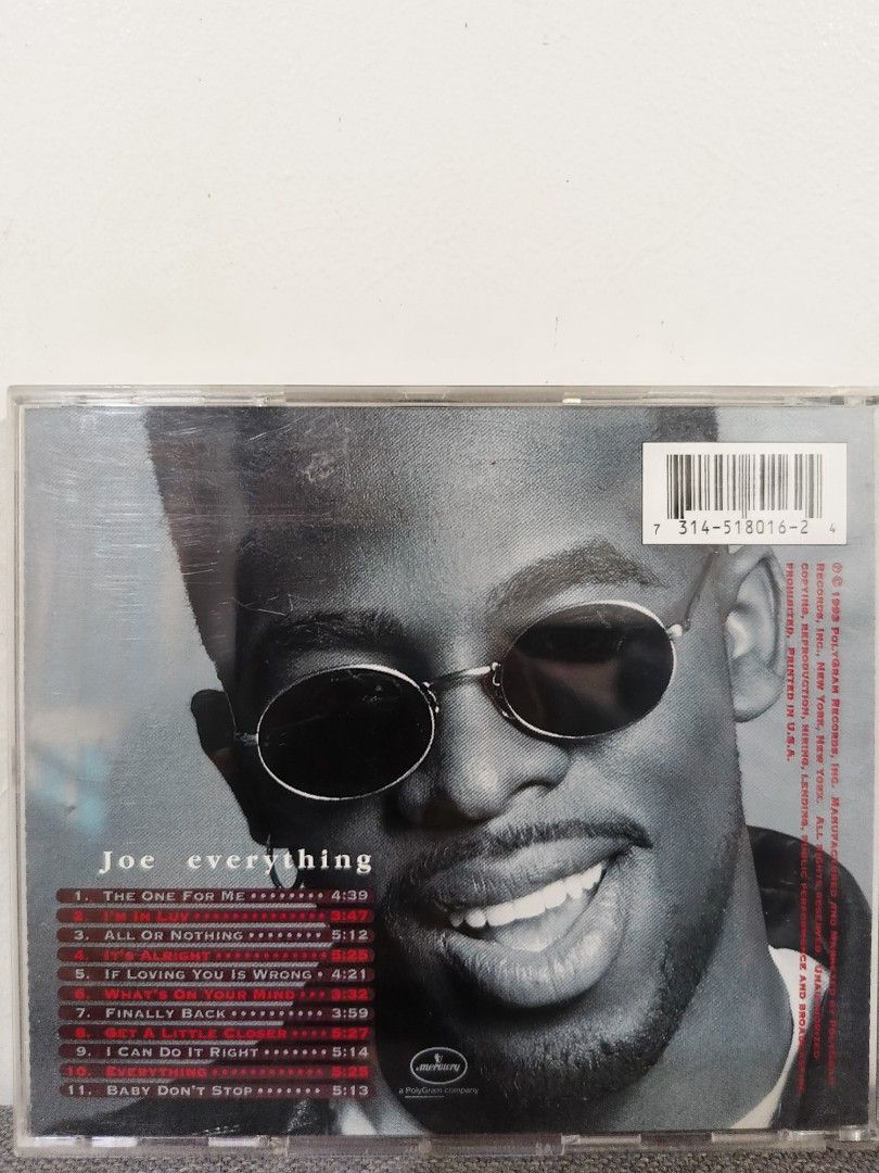 Joe - Everything (Category: CDs & DVDs) located in Cavite. Submitted by bodega_ni_kiks11 (Listing ID 1469459539, Image 2). Description: .
