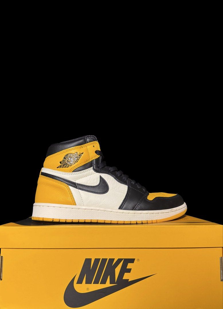 Jordan 1 High 'Taxi' (Category: Sneakers) located in Makati City. Submitted by royalkicks.mnl (Listing ID 1469530539, Image 1). Description: J1 High 'Taxi' 9.5 US ₱2,495 Lightly Used / Complete.