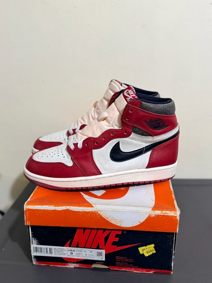 Jordan 1 Lost and Found (Category: Sneakers) located in Baguio. Submitted by snkr.essence (Listing ID 1469412488, Image 2). Description: Jordan 1 Lost and Found Size: 9 US 8 UK 27 CM Condition: Used Inclusions: OG Box, Extra Laces, Sandy Bro's Receipt Price: ₱7,800 Check us out on: IG: snkr.essence Carousell: snkr.essence 🚚 📦Shipping Thru J&T (₱200 SF) 📍Baguio City - 2600.