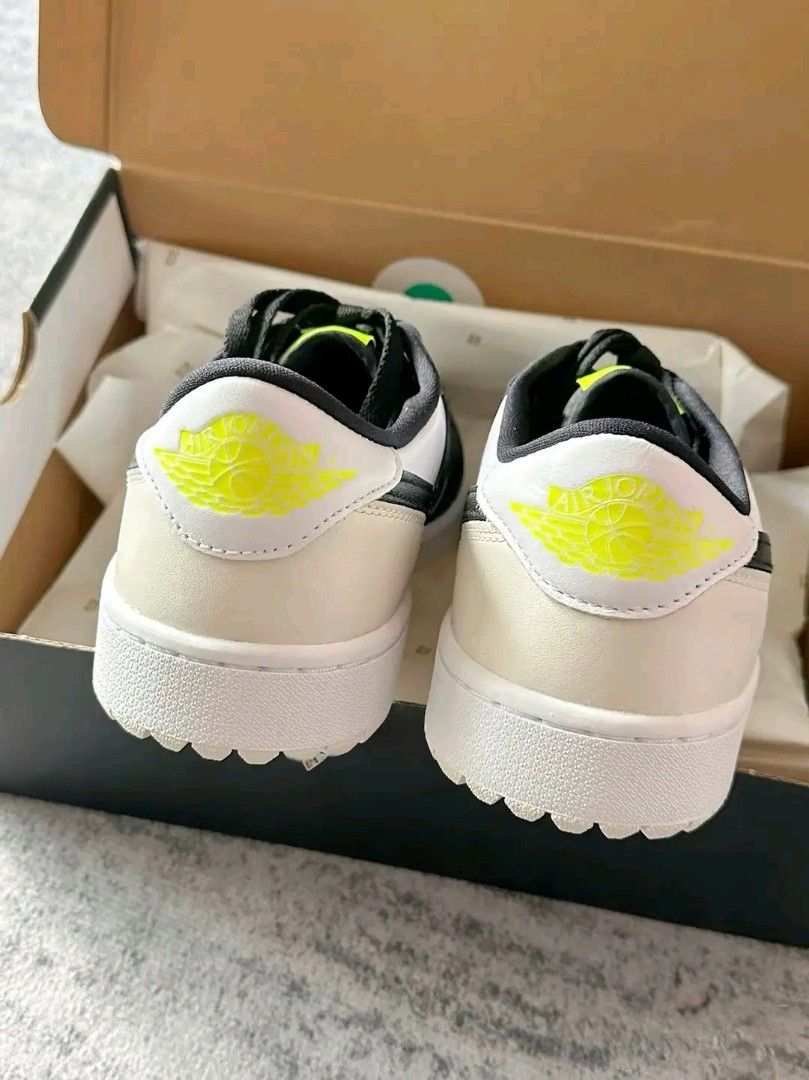 Jordan 1 low OG Golf Phantom Volt (Category: Golf) located in Manila. Submitted by clevercrystal_254bfe (Listing ID 1469566512, Image 3). Description: Jordan 1 low OG Golf ‘ Phantom Volt ‘ all available sizes are available Interested Please send size Order We accept COD No Cancelation Order.