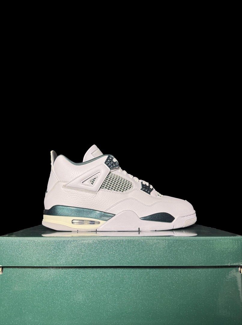 Jordan 4 'Oxidized Green' (Category: Sneakers) located in Makati City. Submitted by royalkicks.mnl (Listing ID 1469529196, Image 1). Description: J4 'Oxidized Green' 12 US ₱7,495 Brandnew / Complete.