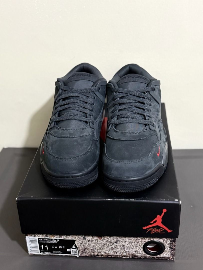Jordan 4 RM Nigel Sylvester Driveaway Grey (Category: Sneakers) located in Baguio. Submitted by snkr.essence (Listing ID 1469410865, Image 1). Description: Jordan 4 RM Nigel Sylvester Driveaway Grey Size: 11 US 10 UK 29 CM Condition: NEW Inclusions: OG Box, Extra Laces Price: ₱5,800 Check us out on: IG: snkr.essence Carousell: snkr.essence 🚚 📦Shipping Thru J&T (₱200 SF) 📍Baguio City - 2600.