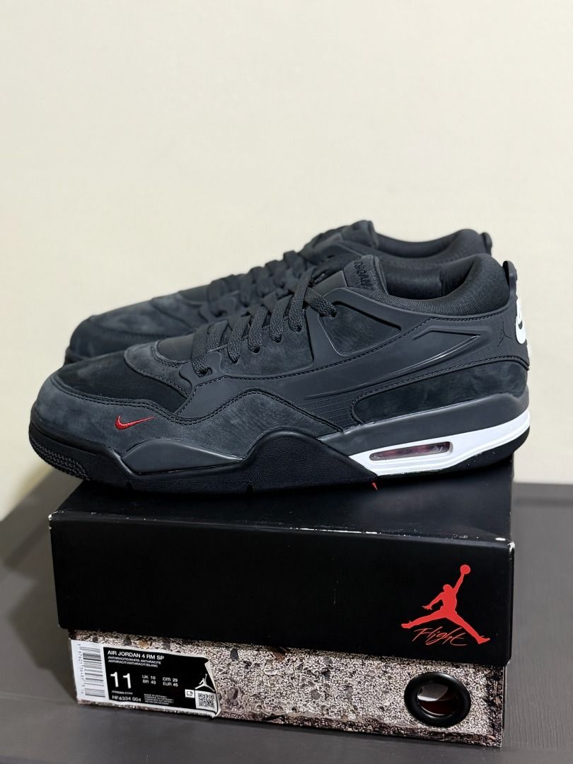 Jordan 4 RM Nigel Sylvester Driveaway Grey (Category: Sneakers) located in Baguio. Submitted by snkr.essence (Listing ID 1469410865, Image 2). Description: Jordan 4 RM Nigel Sylvester Driveaway Grey Size: 11 US 10 UK 29 CM Condition: NEW Inclusions: OG Box, Extra Laces Price: ₱5,800 Check us out on: IG: snkr.essence Carousell: snkr.essence 🚚 📦Shipping Thru J&T (₱200 SF) 📍Baguio City - 2600.