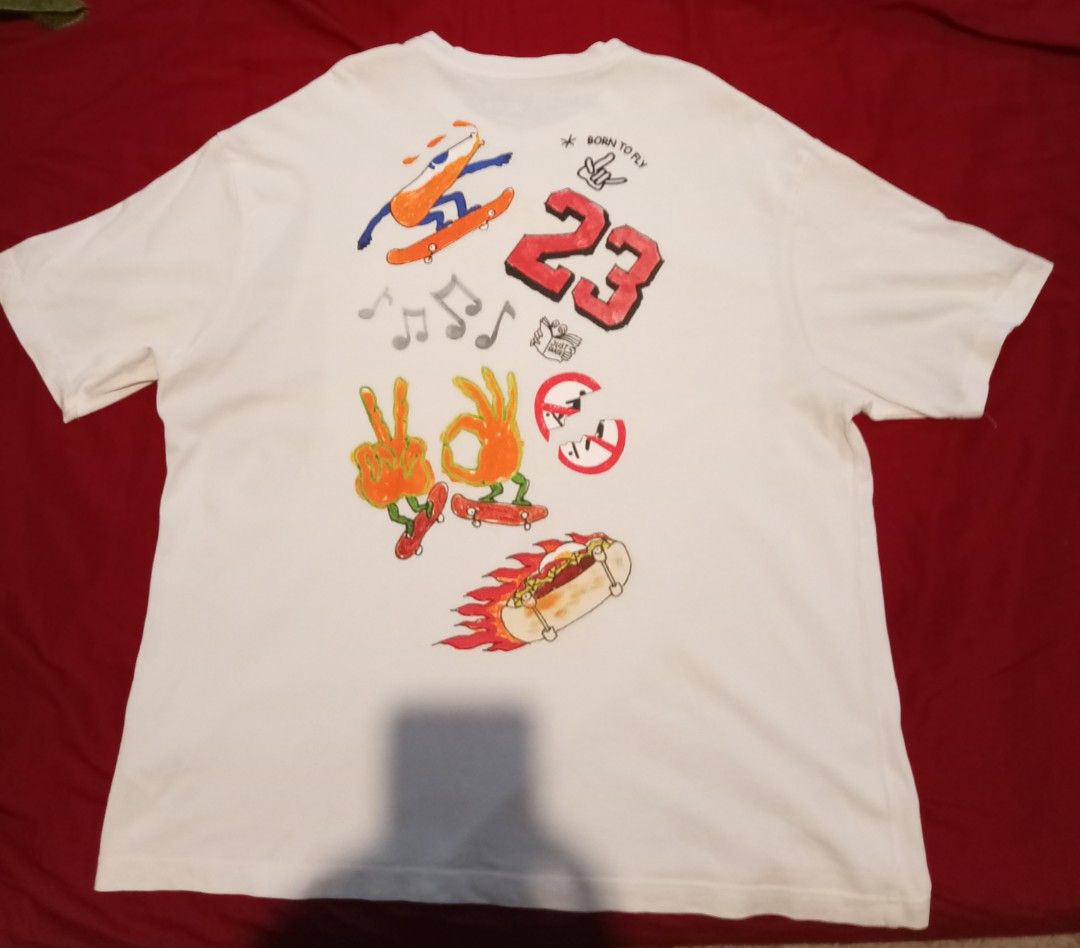 Jordan Fire Jumpman Logo Shirt (Category: Tshirts & Polo Shirts ) located in Tuguegarao City. Submitted by nibordelac60216 (Listing ID 1469526694, Image 3). Description: Large on tag Width 25 Length- 29 Excellent condition No issue Need wash only .