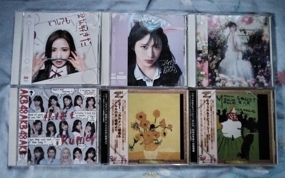 J-Pop cds With OBI Complete (Take All) (Category: CDs & DVDs) located in Bani. Submitted by dreik12345 (Listing ID 1469428251, Image 1). Description: JPOP Cds featuring AKB48 61st,62nd and 63rd Singles, Mint Condition Except sa cases, may crack and ung dalawa na cd, di ko kilala yung artist, Selling as is.