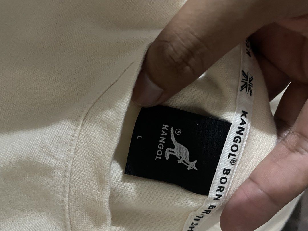 Kangol (Category: Tshirts & Polo Shirts) located in Kota Kinabalu. Submitted by nufa.bundle (Listing ID 1469529310, Image 3). Description: Kangol Size L P23 L31 RM35 DFOD JNT.