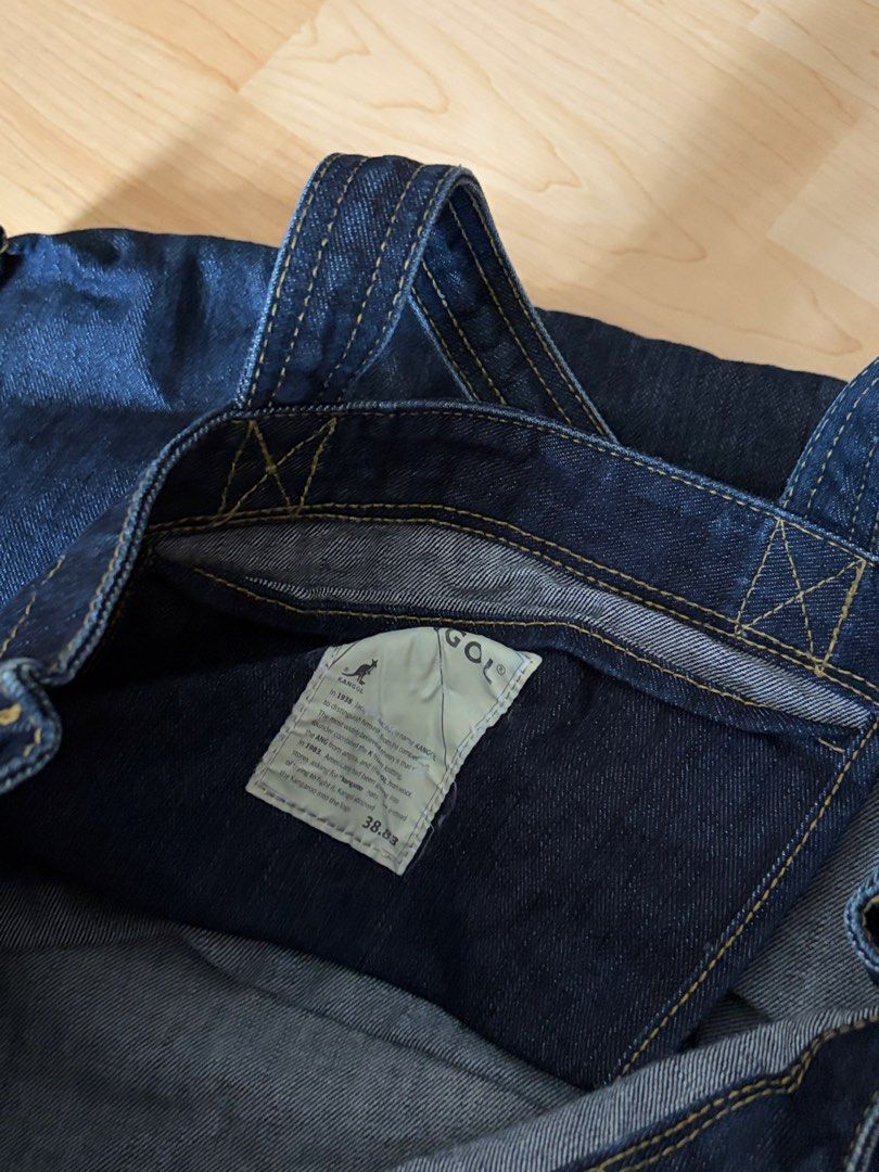 Kangol Denim Tote Bag (Category: Tote Bags) located in Quezon City. Submitted by morespace555 (Listing ID 1469407567, Image 3). Description: Thick denim Can carry heavy stuff! 100% Authentic.
