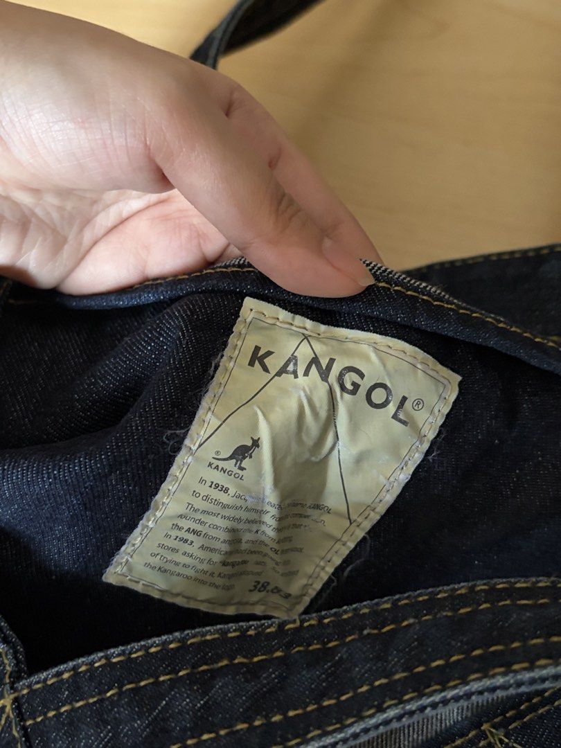 Kangol Denim Tote Bag (Category: Tote Bags) located in Quezon City. Submitted by morespace555 (Listing ID 1469407567, Image 2). Description: Thick denim Can carry heavy stuff! 100% Authentic.