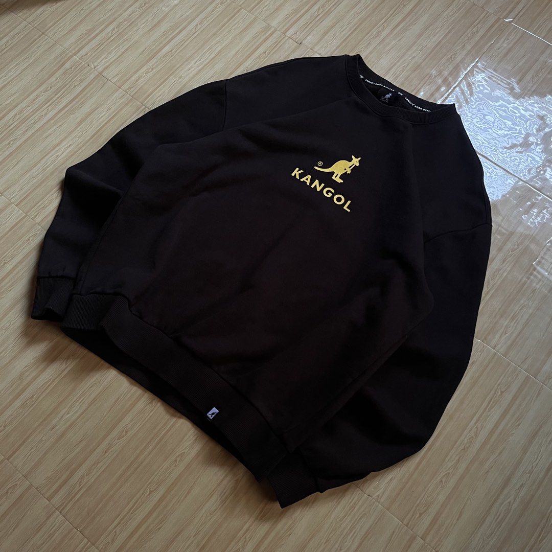 Kangol Mid Logo Sweater (Category: Tshirts & Polo Shirts ) located in Hagonoy. Submitted by ianthrift_ph (Listing ID 1469501059, Image 3). Description: complete tags/authentic size medium on tag 22 width, 29 length excellent condition color rate 9/10 no issue.