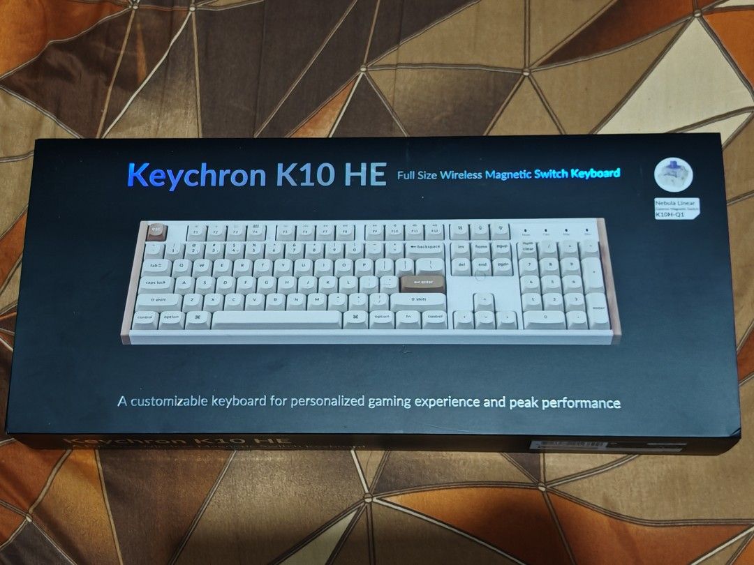 Keychron K10 Mechanical Magnetic Keyboard (Category: Computer Keyboard) located in Malabon City. Submitted by daywalker14 (Listing ID 1469569133, Image 1). Description: Forsale Only Keychron K10 HE Mechanical Magnetic Keyboard for only P5,299 Bought it last year for P8000+ Condition *seldom used no issue *trimode *all keys working also the Hall Effect via app *complete cables & dongles Rfs Switch to small factor Location Malabon City .