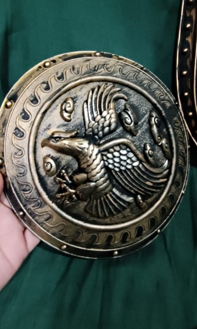 Kids Ancient Shield Costume Accessories (Category: Everything Else Others) located in Pasig City. Submitted by heidedieh (Listing ID 1469395536, Image 2). Description: Circle Bronze 120 D Bronze 140.