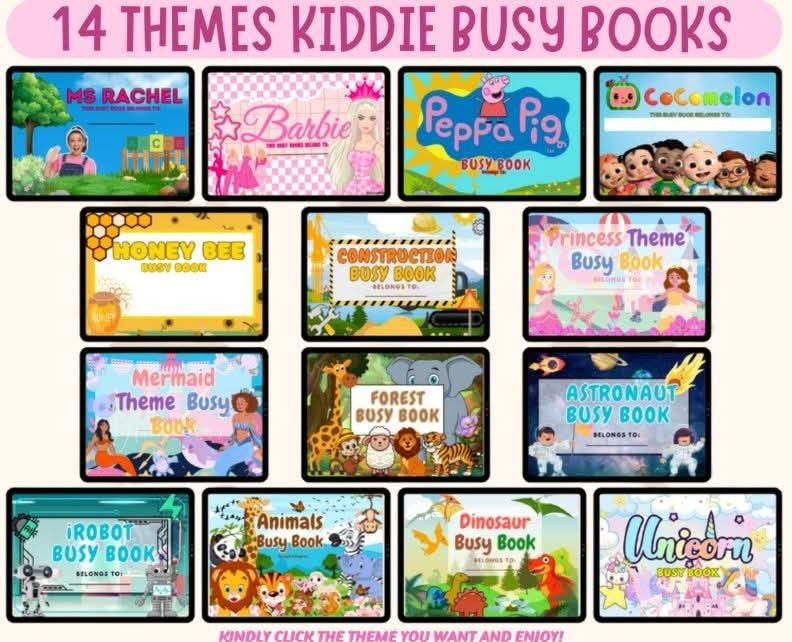 Kids Busy Books & Learning Materials Bundle (Category: Children's Books) located in Manila. Submitted by silentgem_9c119e (Listing ID 1469513833, Image 1). Description: - Massive collection of printable learning materials and busy books for kids - Popular themes: Ms Rachel, Barbie, Peppa Pig, CoComelon, alphabet, numbers, tracing, math, reading mats, flags, and Bible books - Ideal for toddlers, early learners, and homeschooling parents - Keep kid