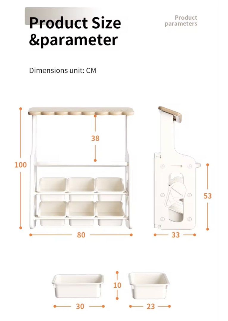 Kids shelf organizer (Category: Kids Wardrobes & Storage) located in Manila. Submitted by happylvoe (Listing ID 1469548166, Image 3). Description: Brand new kids shelf! Available in 2 colors. Mocha and grey Made from thick and durable material On hand/ available for pick up. Visit happyhaustoys on instagram .