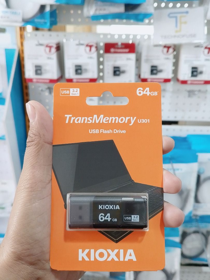Kioxia Transmemory U301 64GB USB3.2 Gen 1 (Category: Office & Business Technology) located in Pasig City. Submitted by technofuseofficial (Listing ID 1469478643, Image 1). Description: Kioxia Transmemory U301 64GB USB3.2 Gen 1 Brand New and Original Items Store Location: 3Rd Floor Unit 303, 604 Shaw Boulevard, Barangay Kapitolyo, Pasig City Same Day Delivery: - Lalamove delivery within Metro Manila - For walk-ins: Always PM first for item availab