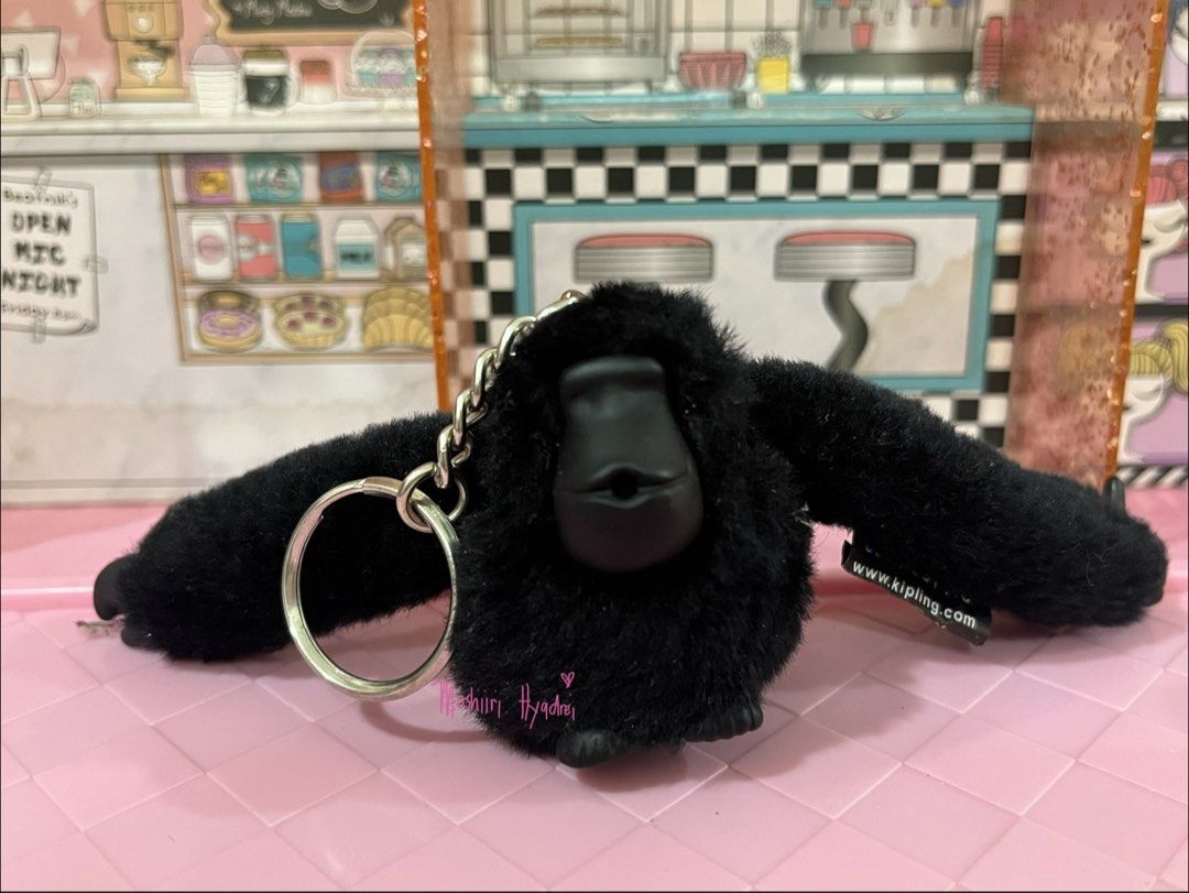 Kipling Monkey Keychain - Adriaan Black Noir (Category: Character Goods) located in Valenzuela. Submitted by moshiiri_kawaii_v2 (Listing ID 1469550936, Image 2). Description: Monkey keychain - Adriaan Black Noir Likenew .