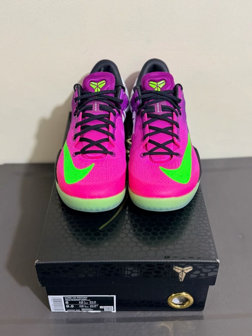 Kobe 8 Protro Mambacurial (Category: Sneakers) located in Baguio. Submitted by snkr.essence (Listing ID 1469412145, Image 1). Description: Kobe 8 Protro Mambacurial Size: 8 US 7 UK 26 CM Condition: Used Inclusions: OG Box Price: ₱7,800 Check us out on: IG: snkr.essence Carousell: snkr.essence 🚚 📦Shipping Thru J&T (₱200 SF) 📍Baguio City - 2600.
