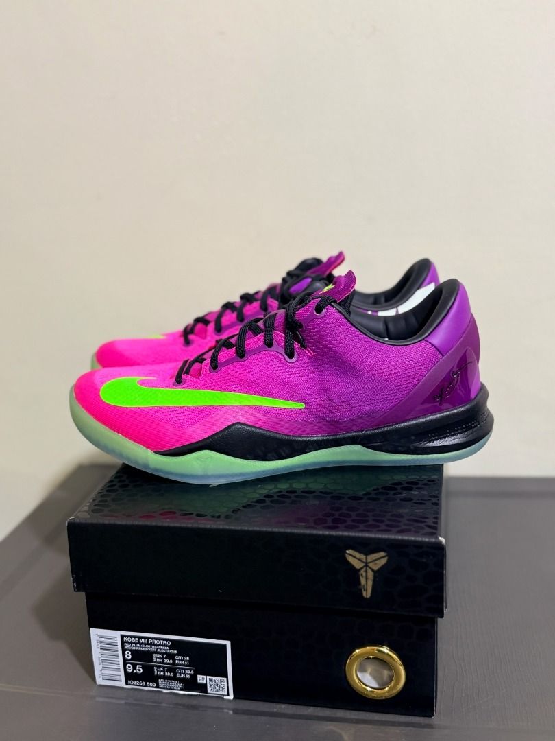 Kobe 8 Protro Mambacurial (Category: Sneakers) located in Baguio. Submitted by snkr.essence (Listing ID 1469412145, Image 2). Description: Kobe 8 Protro Mambacurial Size: 8 US 7 UK 26 CM Condition: Used Inclusions: OG Box Price: ₱7,800 Check us out on: IG: snkr.essence Carousell: snkr.essence 🚚 📦Shipping Thru J&T (₱200 SF) 📍Baguio City - 2600.
