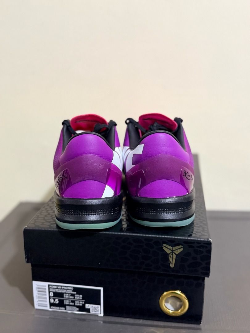 Kobe 8 Protro Mambacurial (Category: Sneakers) located in Baguio. Submitted by snkr.essence (Listing ID 1469412145, Image 3). Description: Kobe 8 Protro Mambacurial Size: 8 US 7 UK 26 CM Condition: Used Inclusions: OG Box Price: ₱7,800 Check us out on: IG: snkr.essence Carousell: snkr.essence 🚚 📦Shipping Thru J&T (₱200 SF) 📍Baguio City - 2600.
