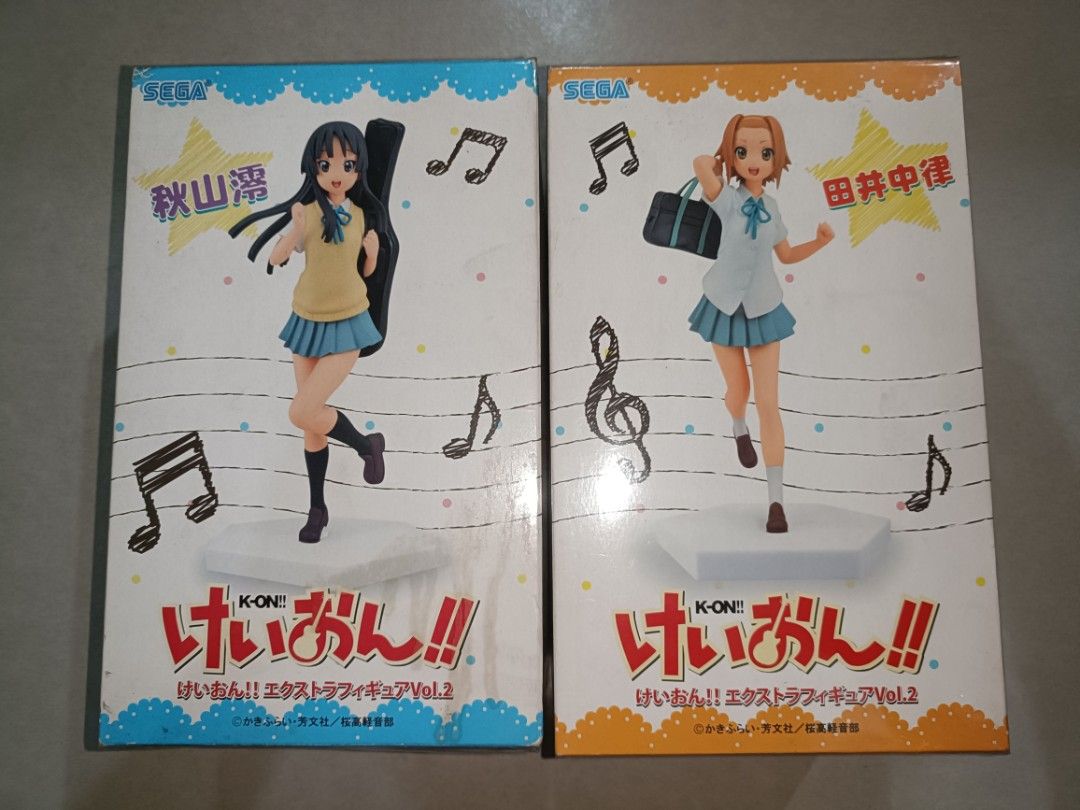 K-On!! Sega Display Figures (Category: Figurines & Statues) located in Quezon City. Submitted by icergo (Listing ID 1469535825, Image 1). Description: Selling K-On!! Sega Display Figures. Mio and Ritsu Buy 1 for 1000php Buy both for 1500php.