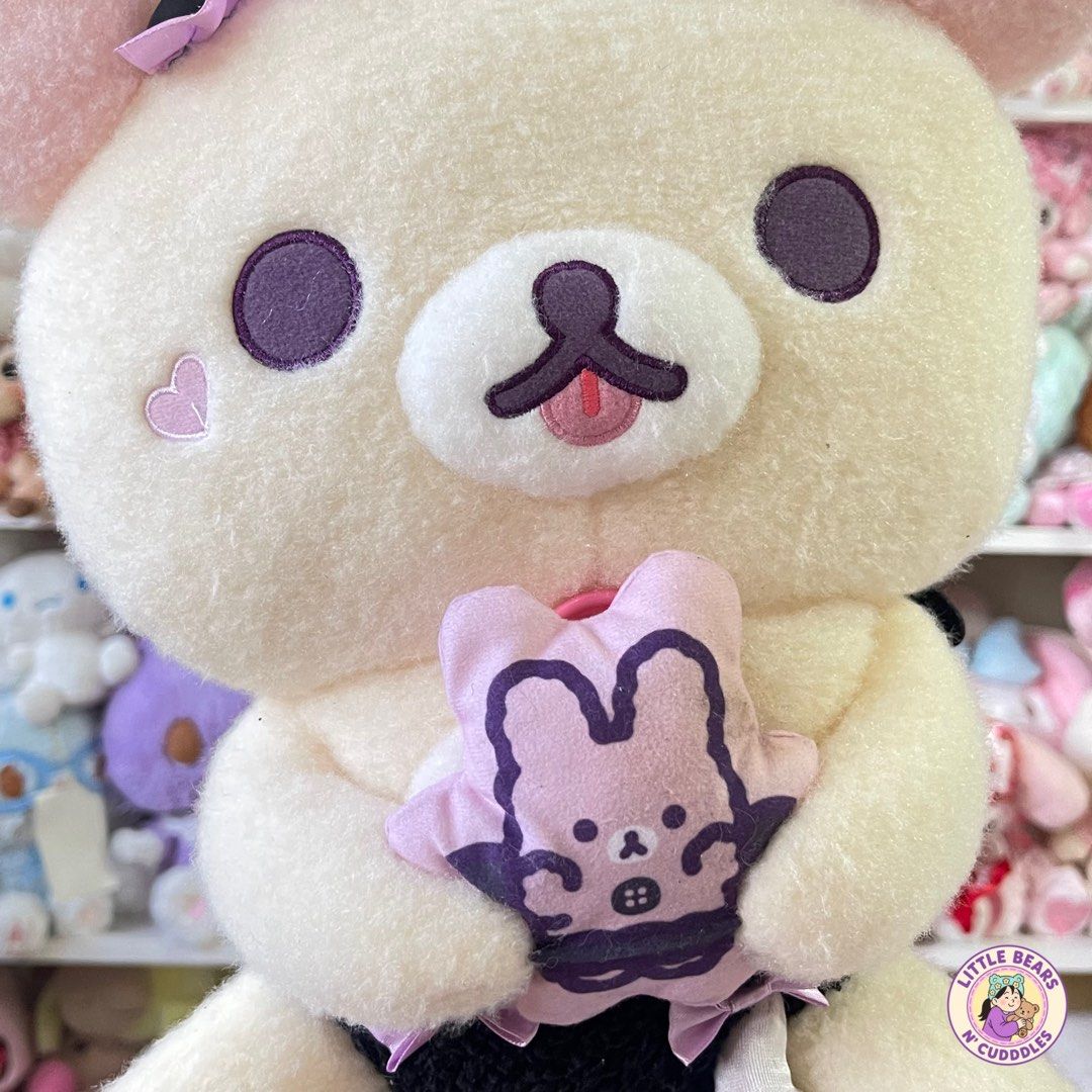 Korilakkuma Little Devil Mood San-X plush (Category: Plushies & Soft Toys) located in Manila. Submitted by littlebearsncuddles (Listing ID 1469453536, Image 2). Description: 🏷️ With paper tag - but damaged 🌸 10/10 condition 🌸 size: 12 inches 🌸 Without Issues the plush but the paper tag damaged 🍬 Brand: San-X.