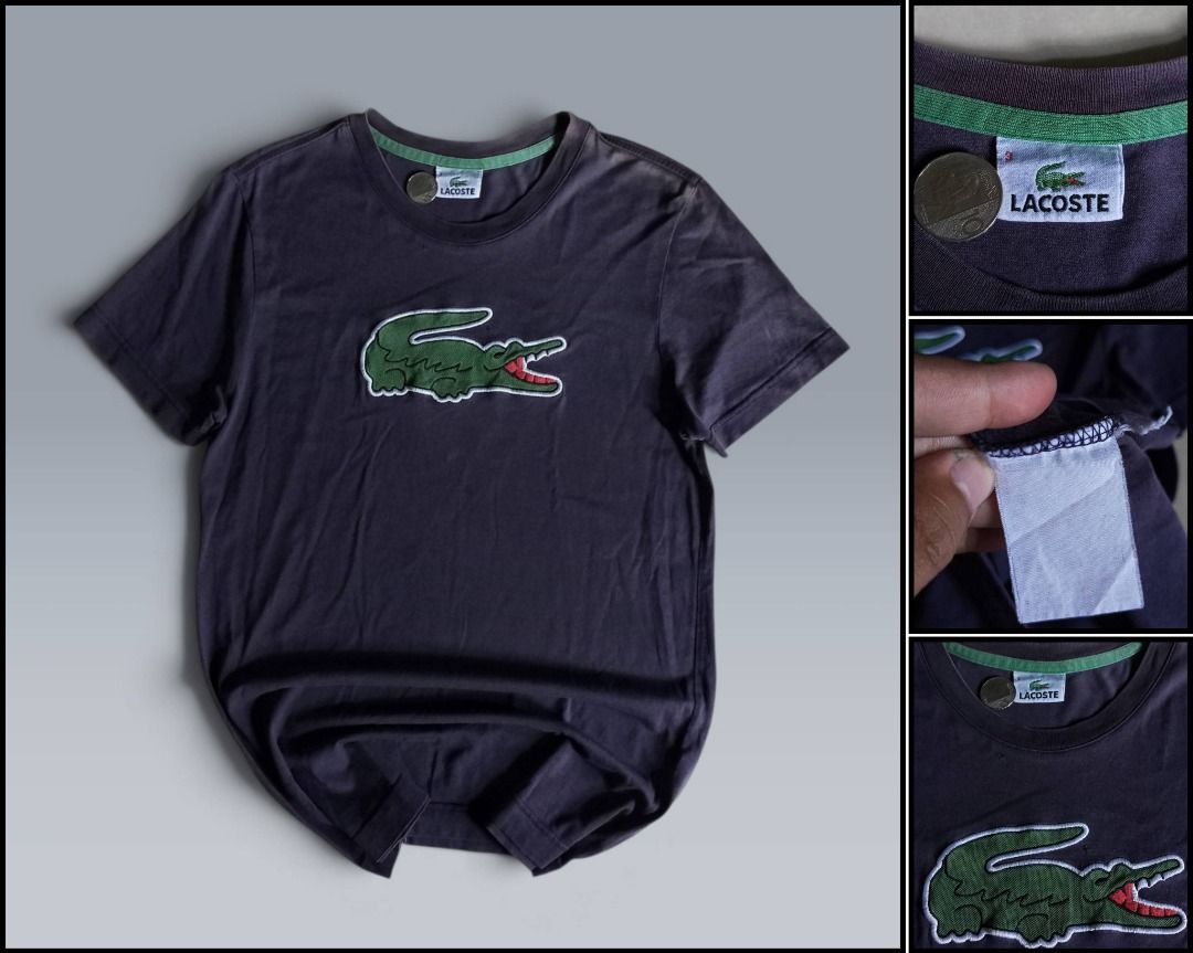 Lacoste Big Logo (Category: Shirts) located in General Santos City (Dadiangas). Submitted by collection_9500 (Listing ID 1469415536, Image 1). Description: Lacoste Big Logo 17.5 x 26.5 Small Size 3 Good Used, 3 Pinholes and Fade Gensan loc Pm for inquiries All are thrifted items.