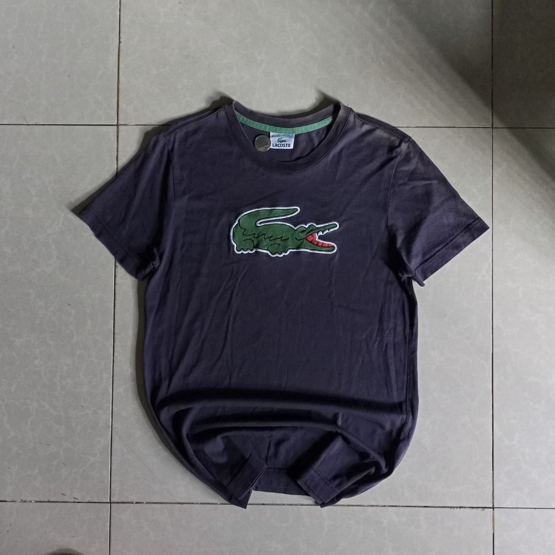 Lacoste Big Logo (Category: Shirts) located in General Santos City (Dadiangas). Submitted by collection_9500 (Listing ID 1469415536, Image 2). Description: Lacoste Big Logo 17.5 x 26.5 Small Size 3 Good Used, 3 Pinholes and Fade Gensan loc Pm for inquiries All are thrifted items.