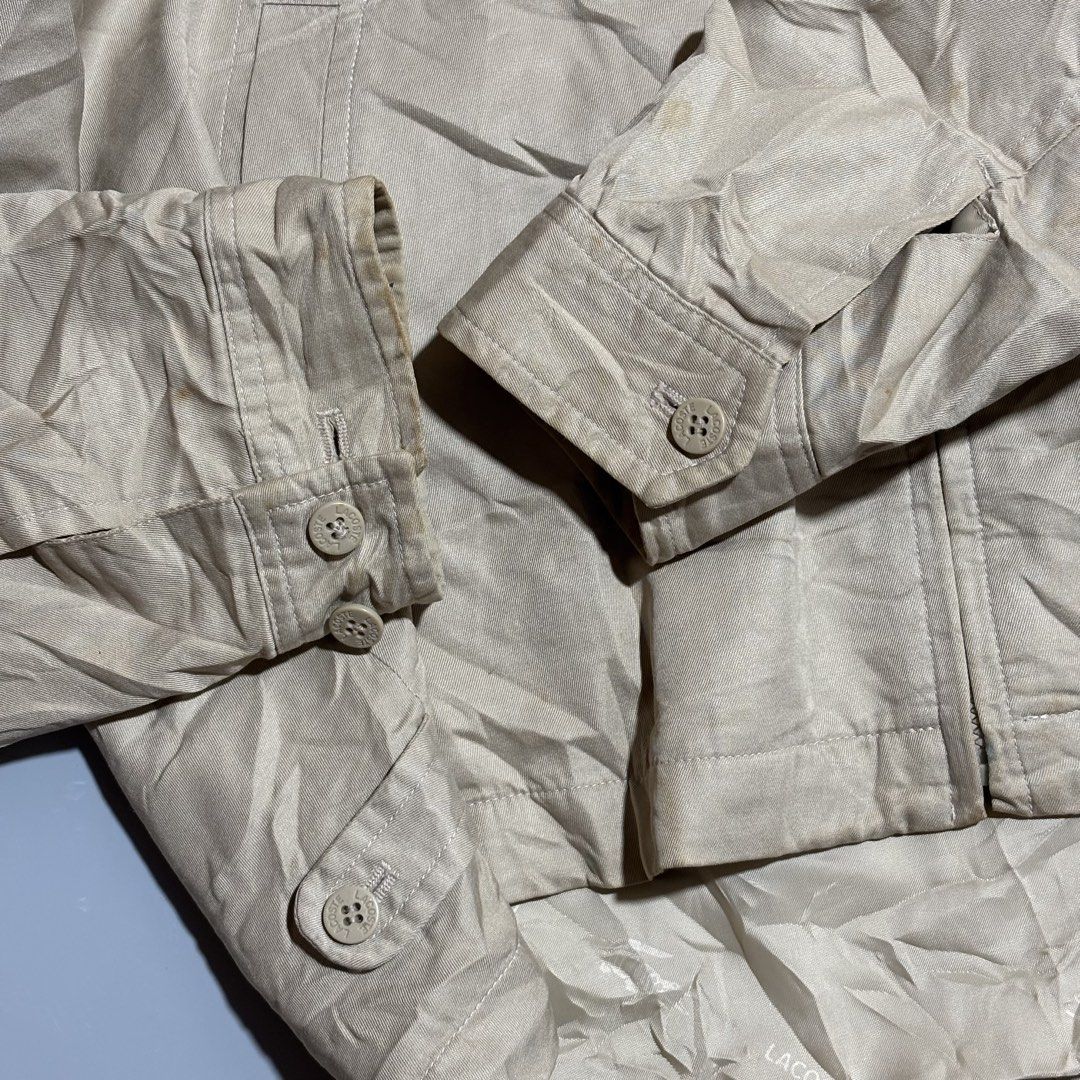 Lacoste Harringto Jacket (Category: Coats, Jackets and Outerwear) located in Bacolod City. Submitted by Hanap_ukay (Listing ID 1469499589, Image 3). Description: Lacoste Harringto Jacket Size Medium Excellent Need wash only 1,500.
