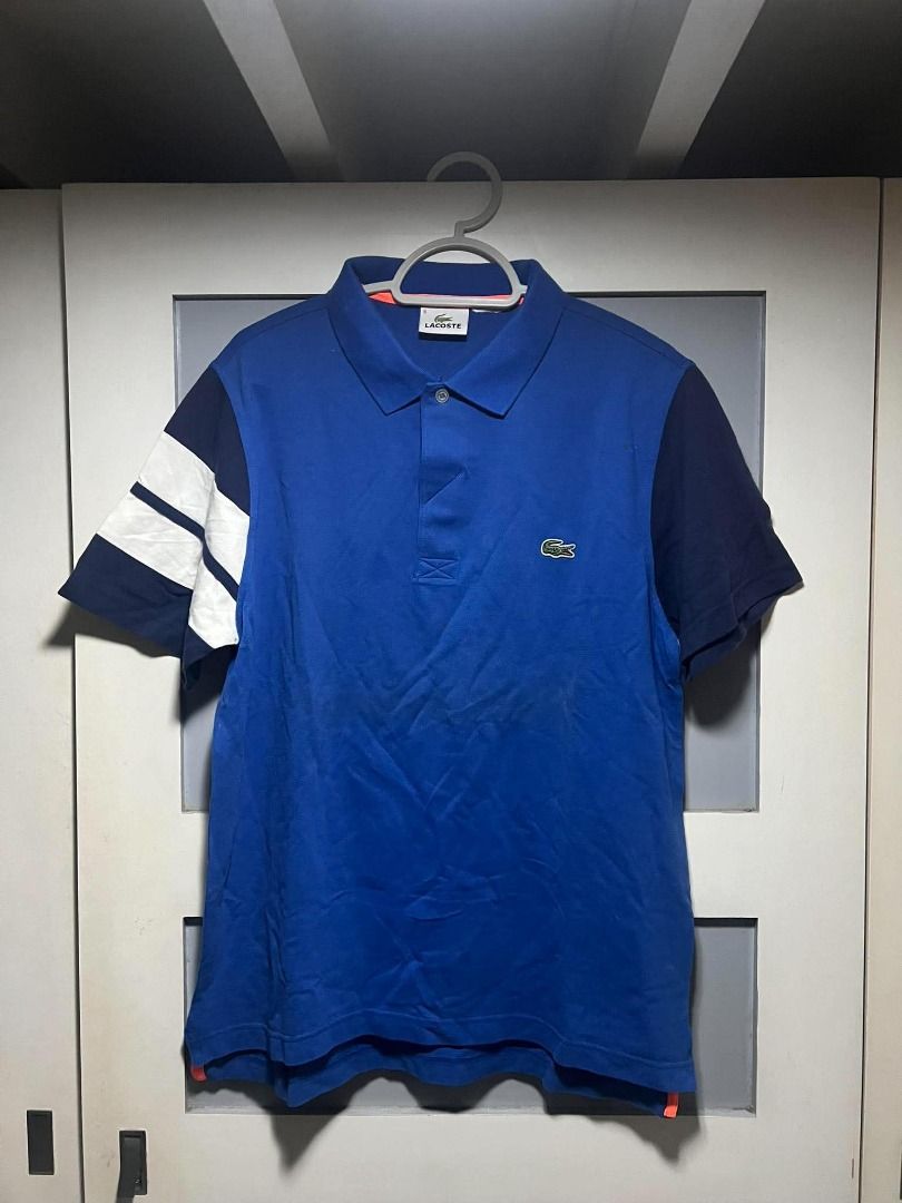 Lacoste Polo (Category: Tshirts & Polo Shirts ) located in Mandaluyong City. Submitted by santideclutters (Listing ID 1469529237, Image 1). Description: size: 27L 20.5W (M) color rate: 9/10 condition: 9/10 minimal stain (washable) COLOR MAY VARY DUE TO LIGHTING.