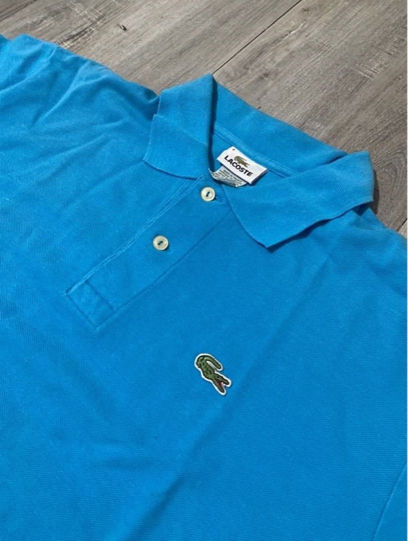Lacoste polo blue (Category: Tshirts & Polo Shirts ) located in Caloocan City. Submitted by martdjjjj (Listing ID 1469569644, Image 3). Description: W 20 L 24 Never used Local Ship via lalamove Payment via gcash.