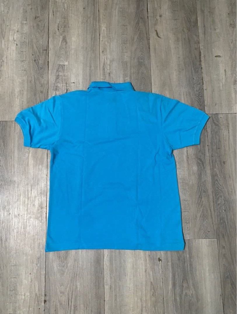 Lacoste polo blue (Category: Tshirts & Polo Shirts ) located in Caloocan City. Submitted by martdjjjj (Listing ID 1469569644, Image 2). Description: W 20 L 24 Never used Local Ship via lalamove Payment via gcash.