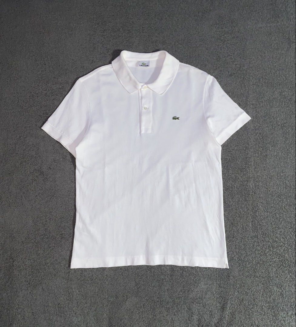 LACOSTE POLO SHIRT WHITE (Category: Tshirts & Polo Shirts ) located in Caloocan City. Submitted by arcane_thrift (Listing ID 1469405418, Image 1). Description: .
