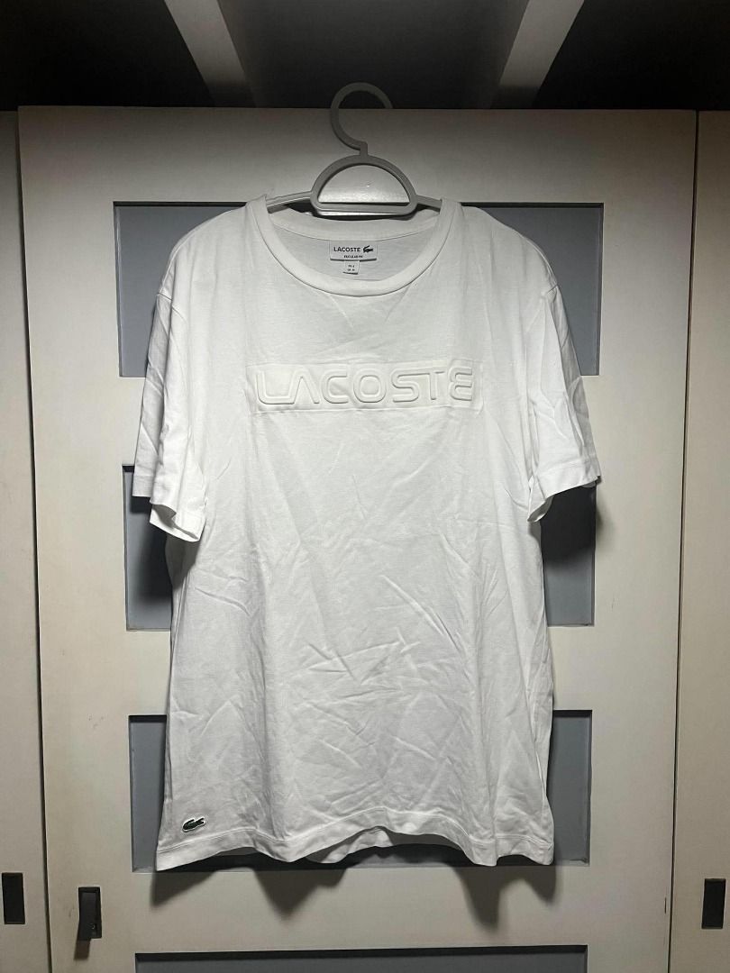 Lacoste Shirt (Category: Tshirts & Polo Shirts ) located in Mandaluyong City. Submitted by santideclutters (Listing ID 1469528410, Image 1). Description: size: 27L 20W (M) color rate: 10/10 condition: 10/10 COLOR MAY VARY DUE TO LIGHTING.