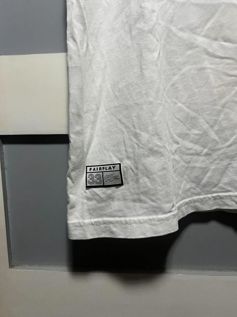 Lacoste Shirt (Category: Tshirts & Polo Shirts ) located in Mandaluyong City. Submitted by santideclutters (Listing ID 1469528410, Image 2). Description: size: 27L 20W (M) color rate: 10/10 condition: 10/10 COLOR MAY VARY DUE TO LIGHTING.