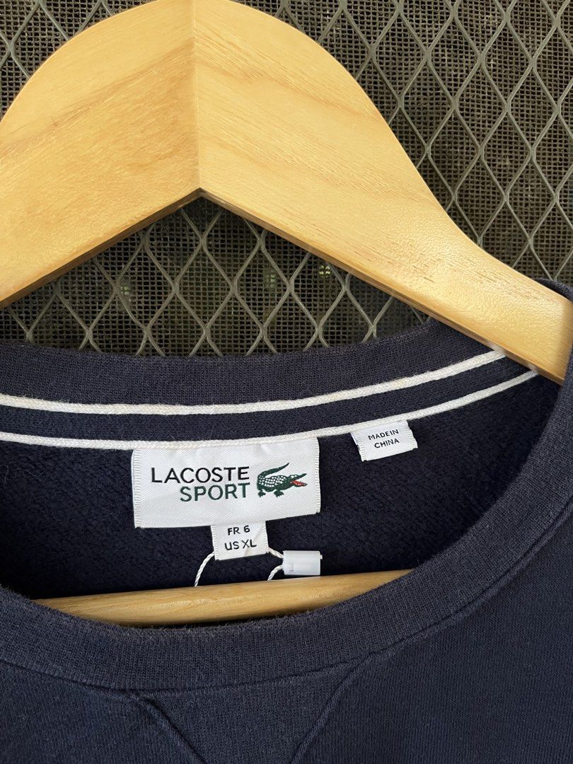Lacoste Sport Sweater (Category: Coats, Jackets and Outerwear) located in General Santos City (Dadiangas). Submitted by thriftdept. (Listing ID 1469406134, Image 3). Description: Brand: Lacoste Sport Size: Extra Large Dimensions: 23W”27L Authenticity: Authentic Color Rate: 9.5/10 Condition: Excellent Issue: None 🏷️: ₱1,600.