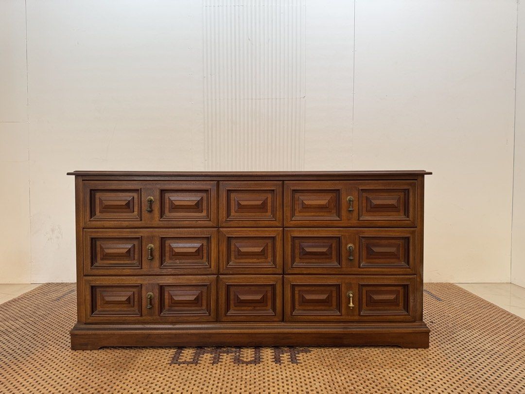 Lateral Cabinet (Category: Shelves, Cabinets & Racks) located in Quezon City. Submitted by matetdevis13 (Listing ID 1469528638, Image 1). Description: Vintage Wooden 6-Tier Lateral Cabinet Price: 9,500 L64 x W19 x H32 In good condition Code JMD42-M72.