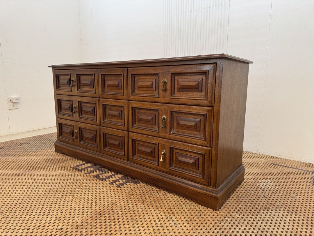Lateral Cabinet (Category: Shelves, Cabinets & Racks) located in Quezon City. Submitted by matetdevis13 (Listing ID 1469528638, Image 3). Description: Vintage Wooden 6-Tier Lateral Cabinet Price: 9,500 L64 x W19 x H32 In good condition Code JMD42-M72.