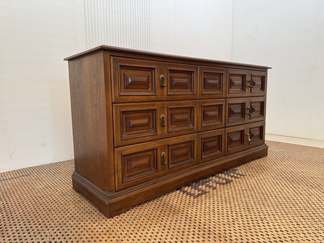 Lateral Cabinet (Category: Shelves, Cabinets & Racks) located in Quezon City. Submitted by matetdevis13 (Listing ID 1469528638, Image 2). Description: Vintage Wooden 6-Tier Lateral Cabinet Price: 9,500 L64 x W19 x H32 In good condition Code JMD42-M72.