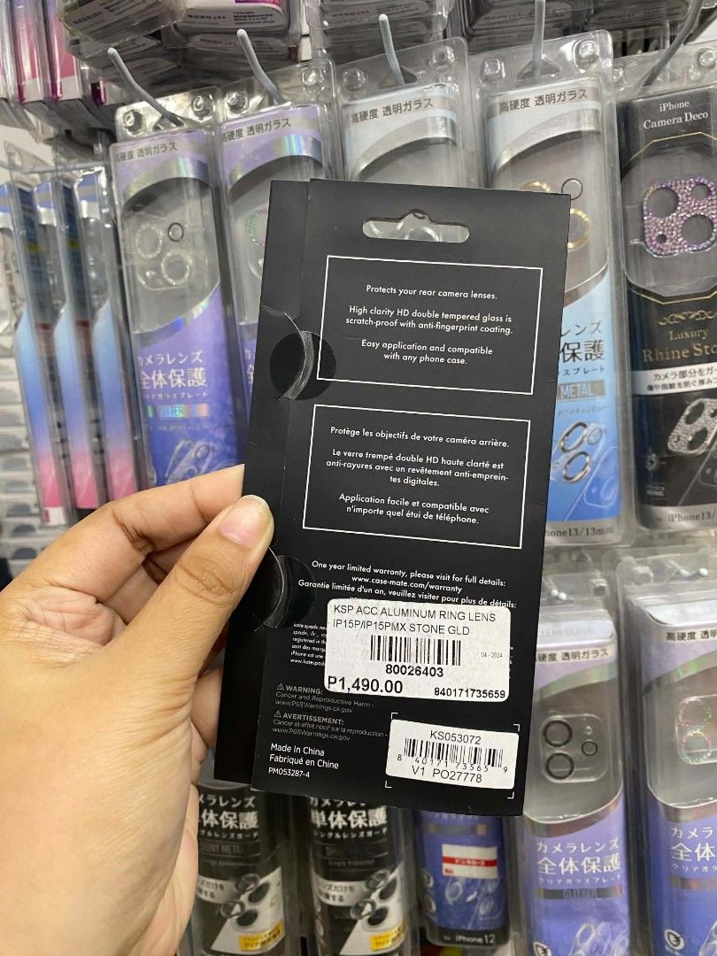 LEGIT KATE SPADE LENSE PROTECTOR (Category: Other Mobile & Gadget Accessories) located in Las Pinas. Submitted by raebelran (Listing ID 1469496056, Image 2). Description: .