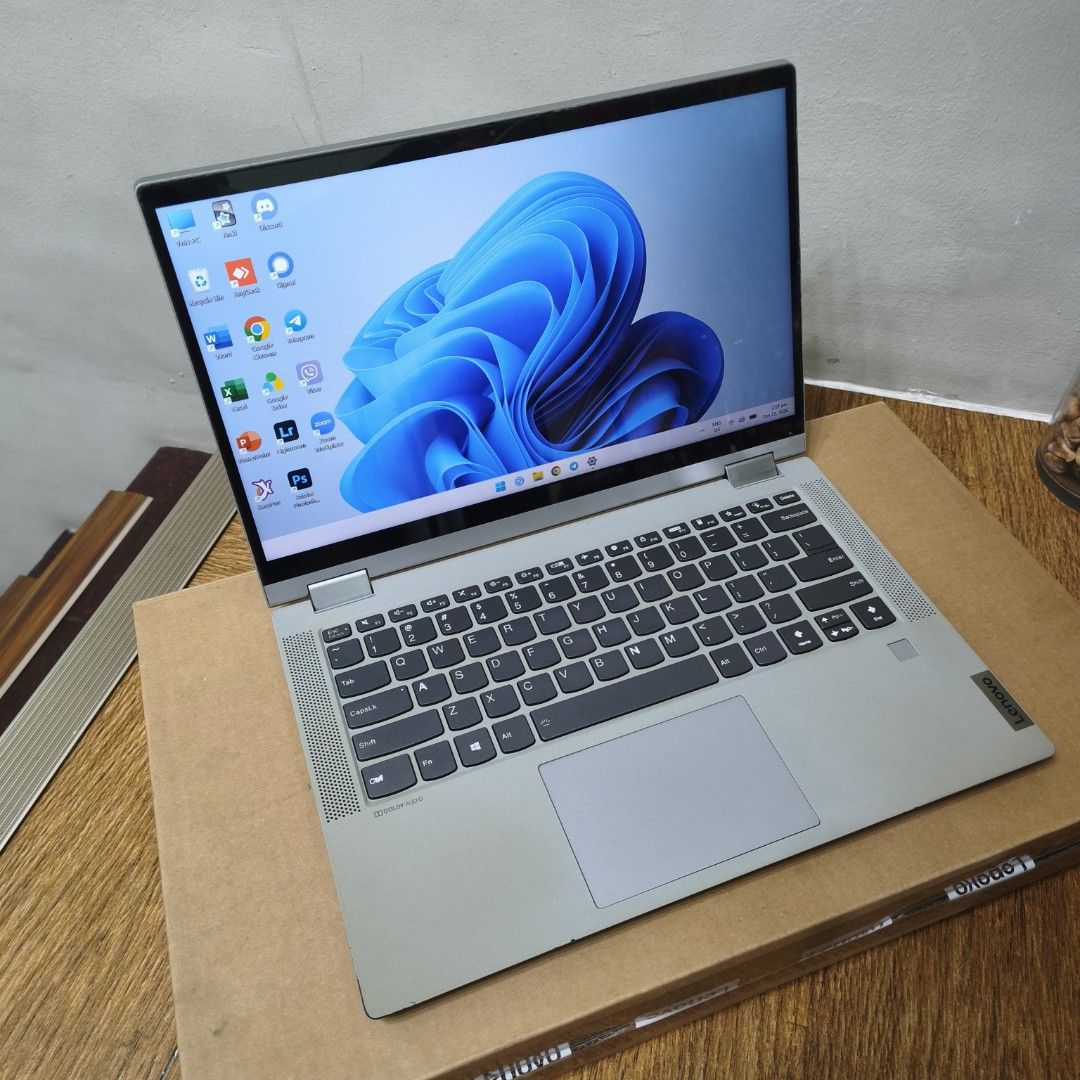 Lenovo IdeaPad Flex 5 Touchscreen Laptop with Original Box (Category: Laptops & Notebooks) located in Manila. Submitted by hj_wu01 (Listing ID 1469444082, Image 3). Description: - Model: Lenovo IdeaPad Flex 5 - Color: Silver - OS: Windows 11 - Processor: Intel Core i5 10th Gen - RAM: 8GB - Storage: 512 GB SSD - Inclusions: Original Lenovo box, Charger - NO issues with touch screen, track pad, keyboard, screen -Bought in 2020 Note: 🔷 Battery usua