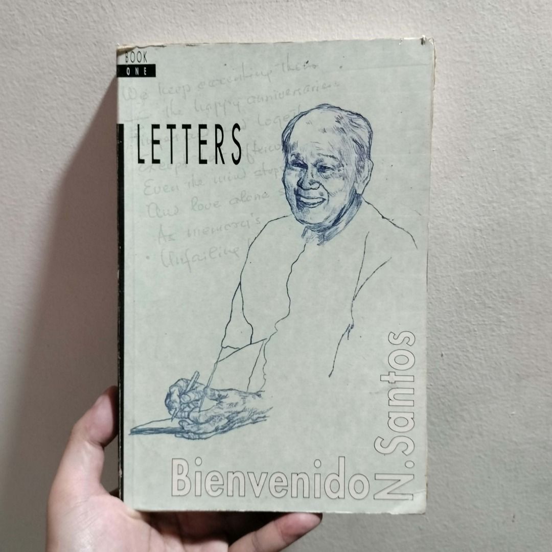 LETTERS: BOOK ONE by Bienvenido N. Santos (Category: Storybooks) located in Antipolo. Submitted by serjyms (Listing ID 1469487586, Image 1). Description: LETTERS: BOOK ONE Bienvenido N. Santos Anvil Publishing 1995, 360 pages, Paperback Selling Price: Php199+sf Location: Antipolo City, Rizal Condition: Good Condition (Issue: Minor edge stains; first few pages loosened/separated from spine.) Mode of Payment: Gcash Mode of Delivery: J&T, LBC, Lalam