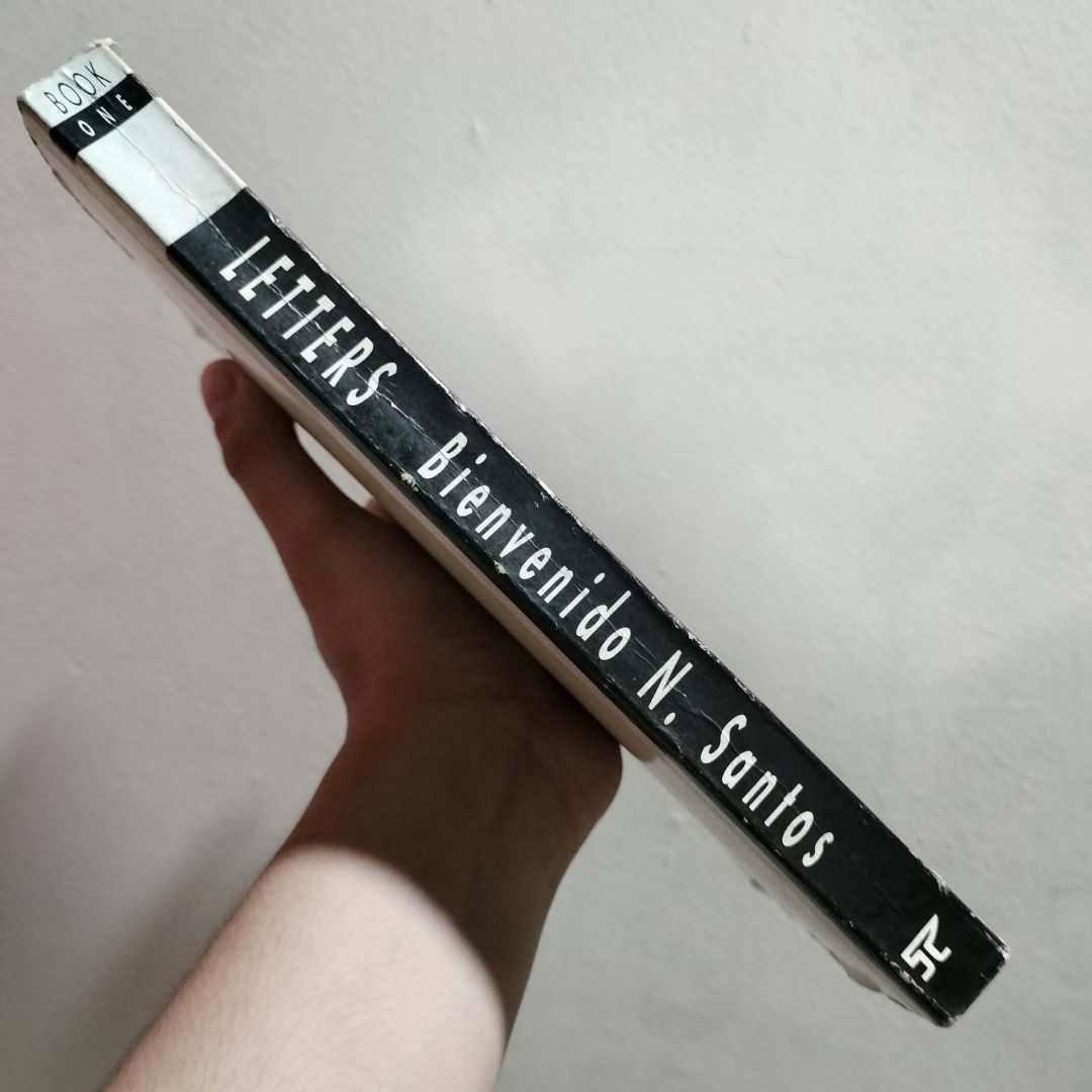 LETTERS: BOOK ONE by Bienvenido N. Santos (Category: Storybooks) located in Antipolo. Submitted by serjyms (Listing ID 1469487586, Image 3). Description: LETTERS: BOOK ONE Bienvenido N. Santos Anvil Publishing 1995, 360 pages, Paperback Selling Price: Php199+sf Location: Antipolo City, Rizal Condition: Good Condition (Issue: Minor edge stains; first few pages loosened/separated from spine.) Mode of Payment: Gcash Mode of Delivery: J&T, LBC, Lalam