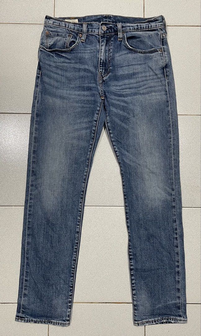 Levis 502 Selvedge Jeans (Category: Jeans) located in Mandaue City. Submitted by MJ_80 (Listing ID 1469415251, Image 1). Description: Mens Levis 502 Selvedge Jeans Stretch Size 31 on tag Fits 30-31 Waist No Alteration See photos for measurements Issue : loose stitch, see last photo. Also minor loose stitch back pocket Color rate & Condition: 9.7/10 Price: 1,850.