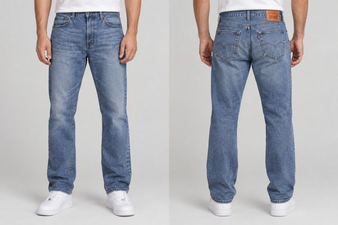 ✅Levis 505 Denim Pants (Category: Jeans) located in Dumaguete. Submitted by good_stuff_dgte (Listing ID 1469488679, Image 1). Description: ✅Levis 505 Denim Pants -₱1500 -Size 33 waistline -Thigh: 10.5 -Lenght: 39 -Leg opening: 8 -No issue (excellent condition).