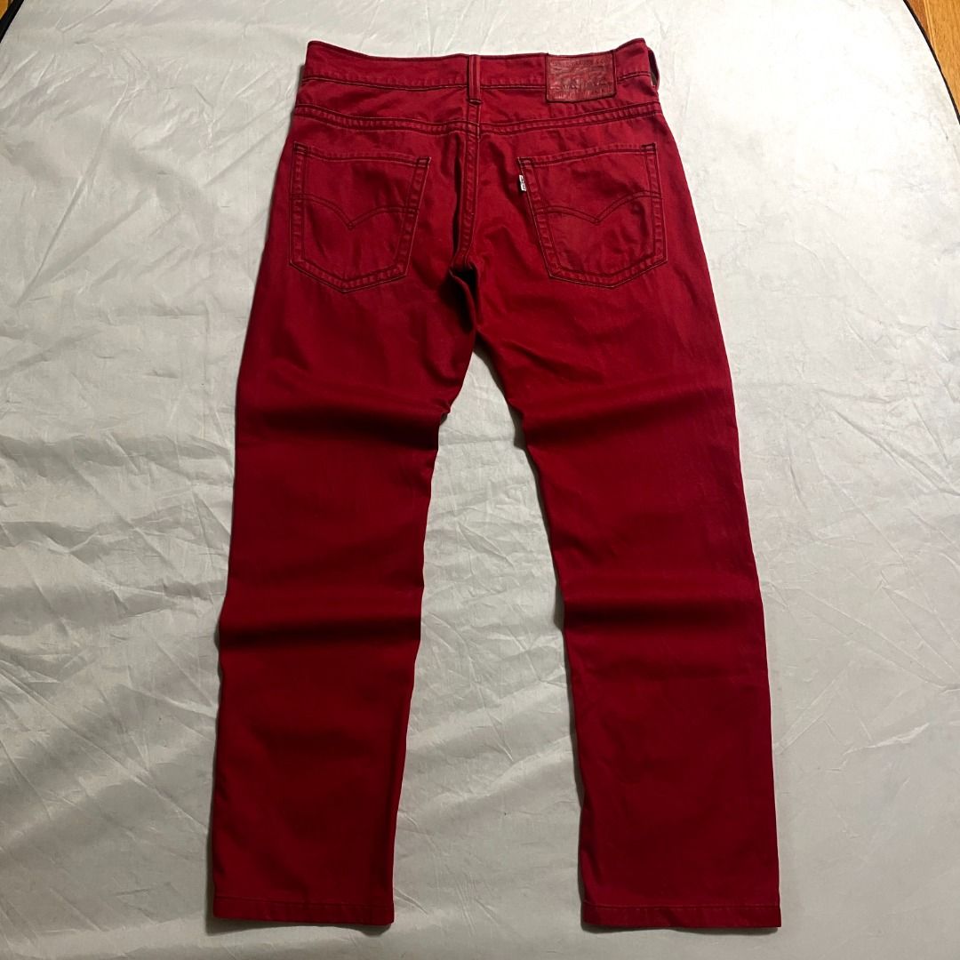 Levi’s 511 Red Denim Jeans W32 L38 (Category: Jeans) located in Rizal. Submitted by van.b (Listing ID 1469527869, Image 2). Description: Levi’s 511 Red Denim Jeans W: 32” L: 38” L.O: 7” ₱499 + shipping fee Really nice colorway. Black buttons and stitchings are a nice contrast Issue(s): None Color Rate: 9.5 We are not affiliated or associated with any of the brands featured. All trademarks and copyrights belong to their respective owners. .
