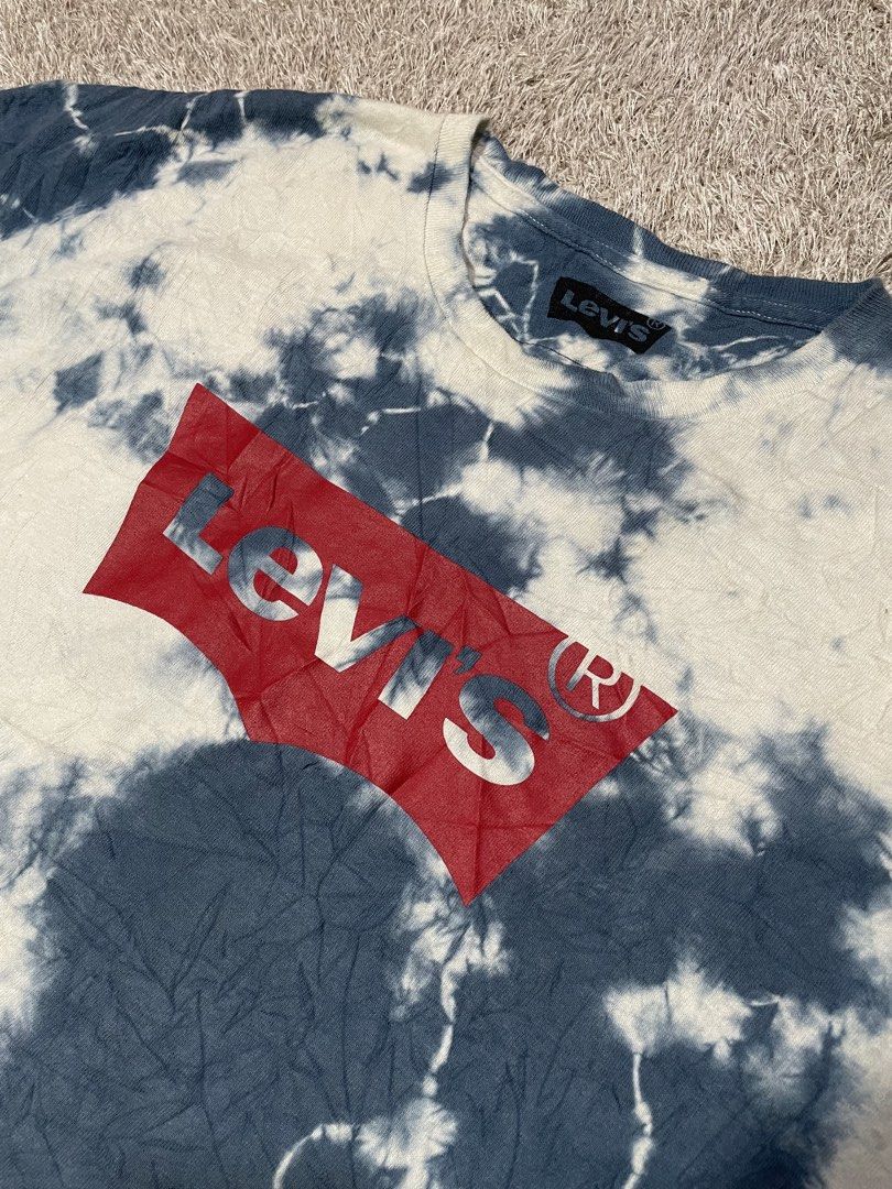 levis tie dyed tee (Category: Tshirts & Polo Shirts ) located in Las Pinas. Submitted by moncaz2461827 (Listing ID 1469427835, Image 2). Description: Levayz tie dyed tee Size xl on tag american Dimes 23.5x28 Excellent condition Color rate 9.8/10 No issue .